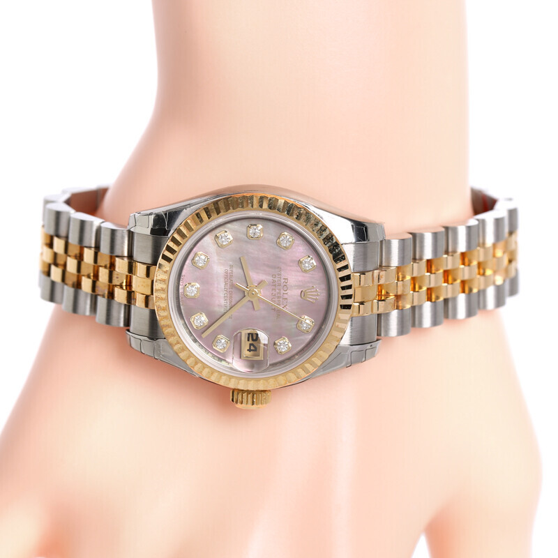 럭스애비뉴  중고명품 매입/위탁 전문,롤렉스 179173 콤비 텐포인트 워치 DATEJUST 자개판,롤렉스,WATCH > 여성시계