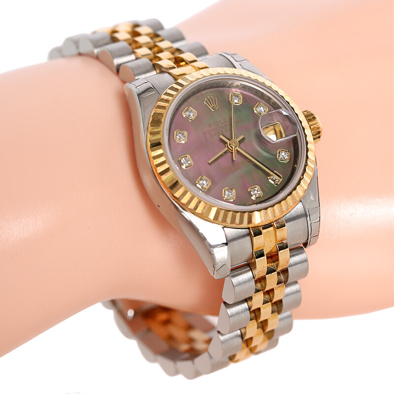 럭스애비뉴  중고명품 매입/위탁 전문,롤렉스 179173 콤비 텐포인트 워치 DATEJUST 자개판,롤렉스,WATCH > 여성시계