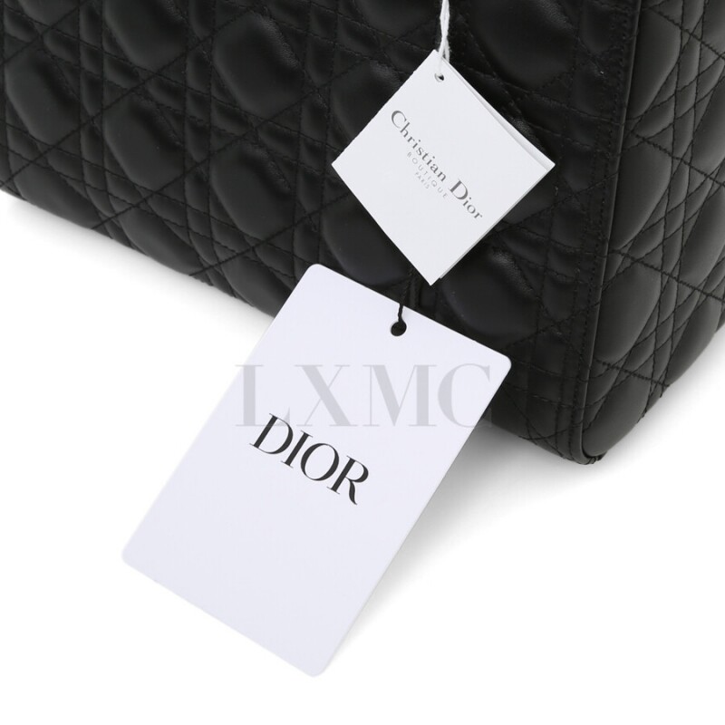 럭스애비뉴  중고명품 매입/위탁 전문,디올 레이디디올 까나쥬 블랙 LADY DIOR 미디엄 백,디올,BAG > 숄더/토트백